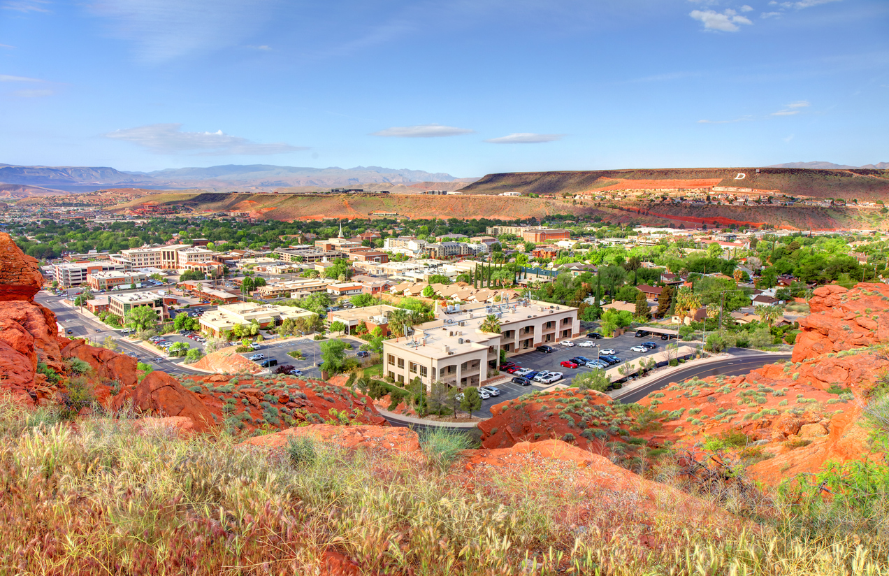 Panoramic Image of St. George, UT